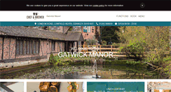 Desktop Screenshot of gatwickmanor.com
